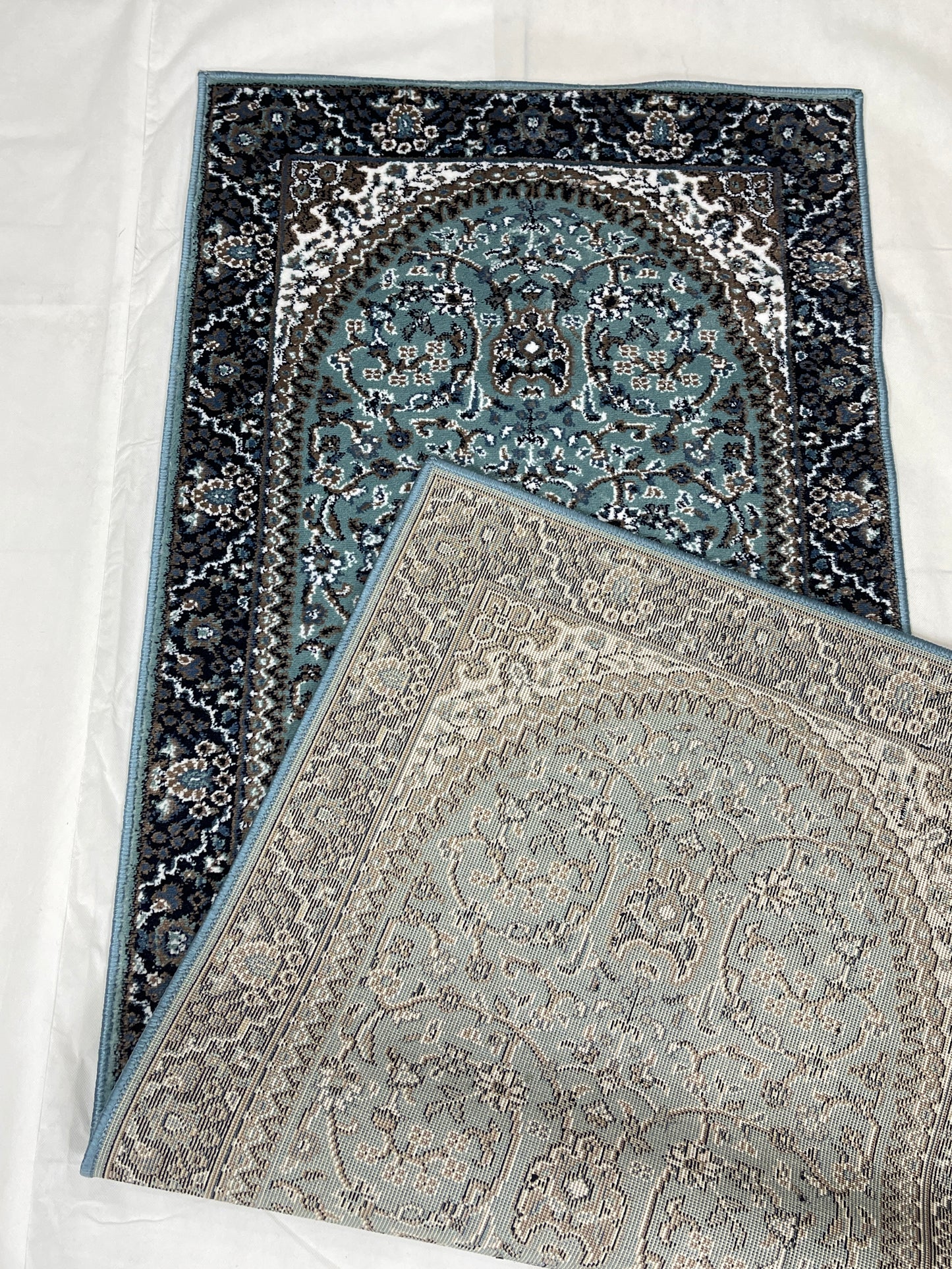 Feroze Persian Polypropylene Woven Rug.  Size : 2.6 ft width x 6.6 ft length  (80 cm x 200cm)