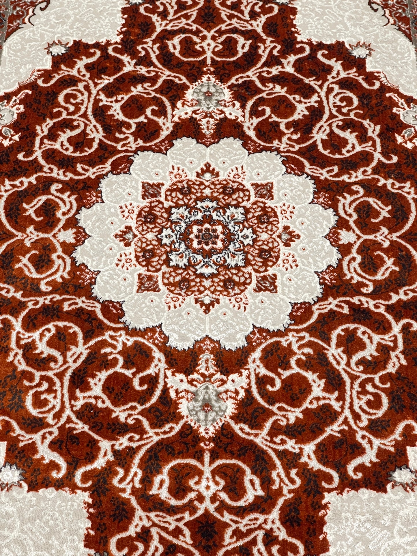 Turkish Top Quality Silk.(Article-1067-Rust)