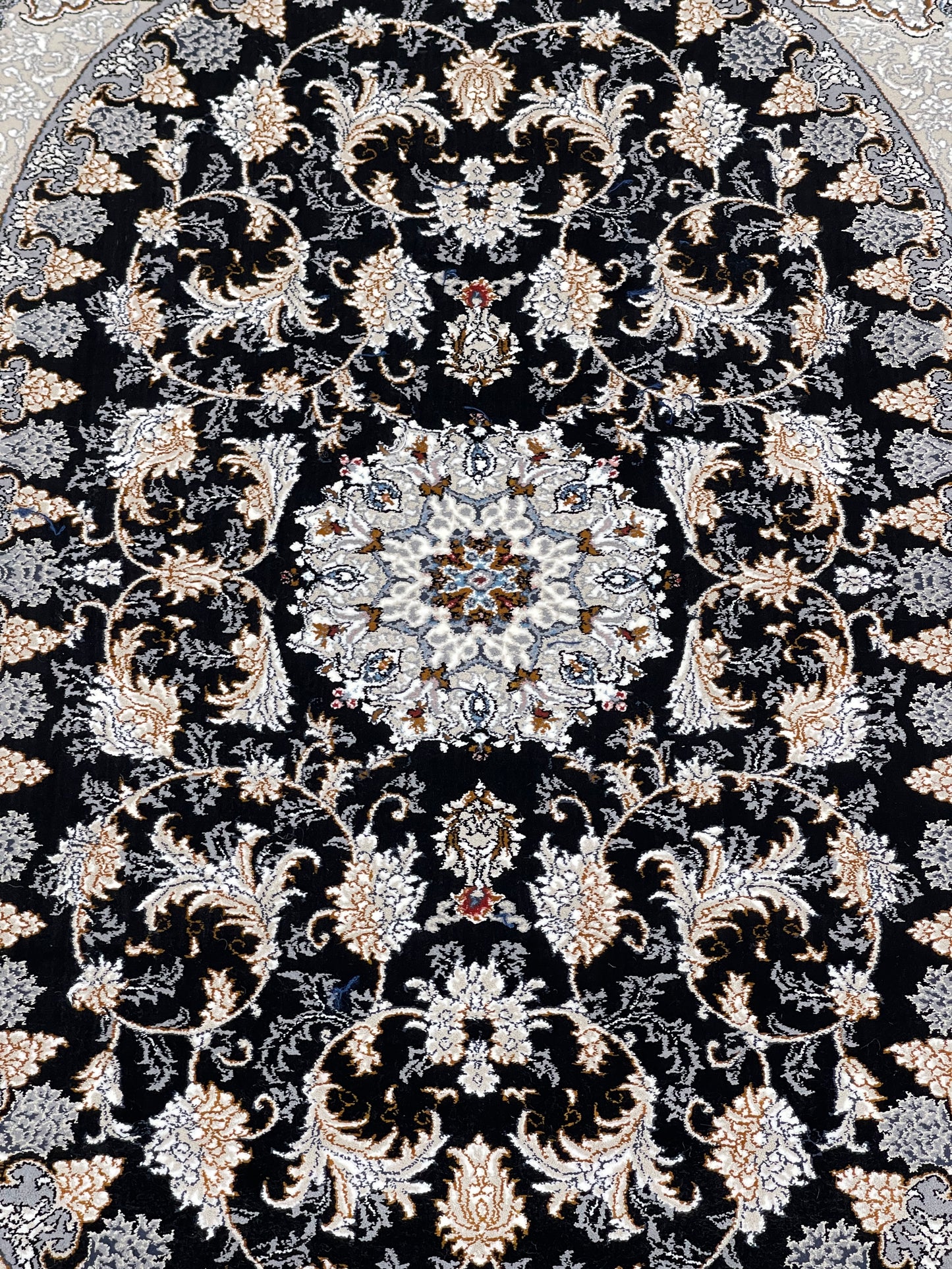 Irani  Acrylic 700 Reeds
Article -201-Black
Size : 3 ft width x 5 ft length (100cm x 150cm)