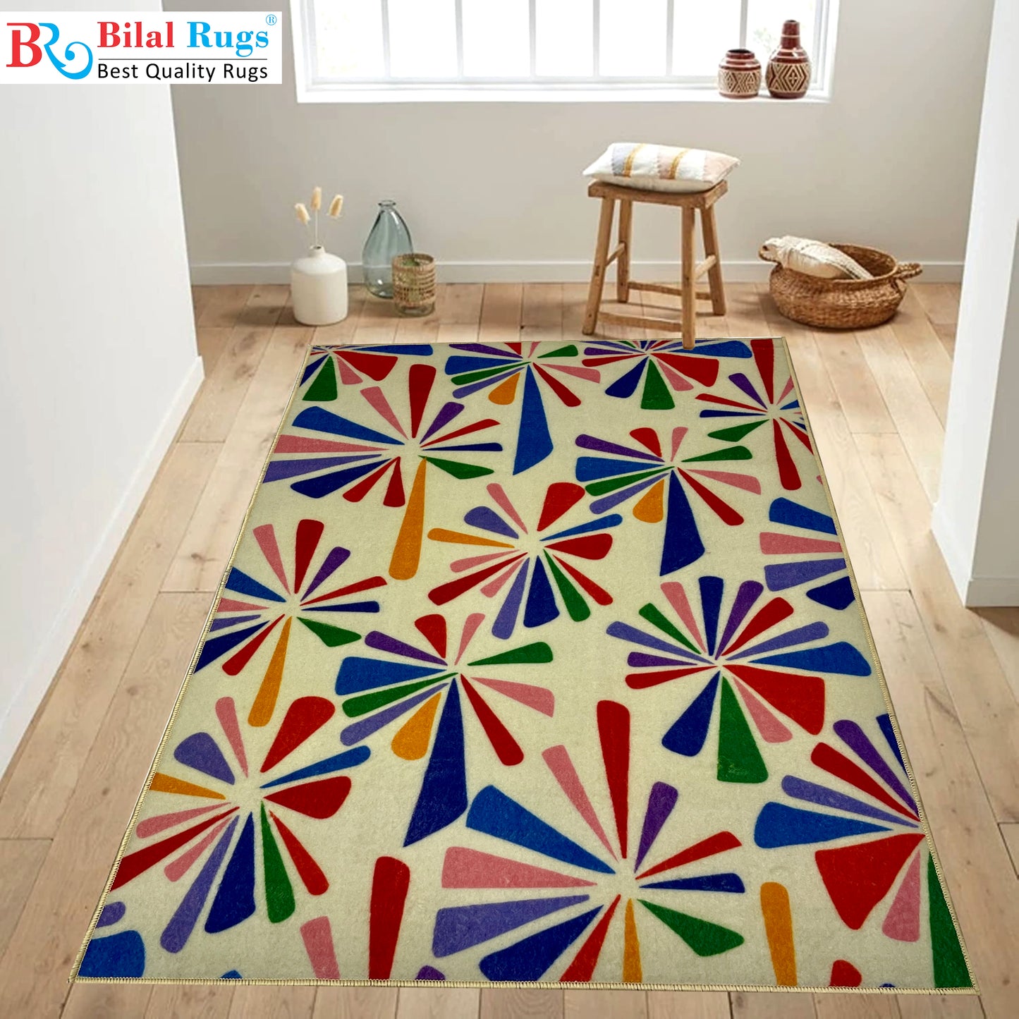 TPR Non Woven Rugs For Kids Room
Article-54-Off white