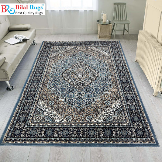 Persian polypropylene Rug,back woven(Article-213-Off white)
Size : 5ft width  x 7.3ft length (150cm x 220cm)