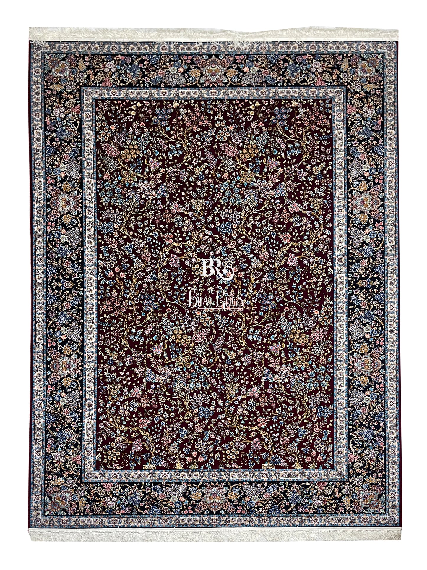 Irani Top Quality 
Mixture of 12 colours
1500 Reeds Acrylic Rug With Jute Back (01)
Size : 6.6 Ft Width x 9.6 Ft Length