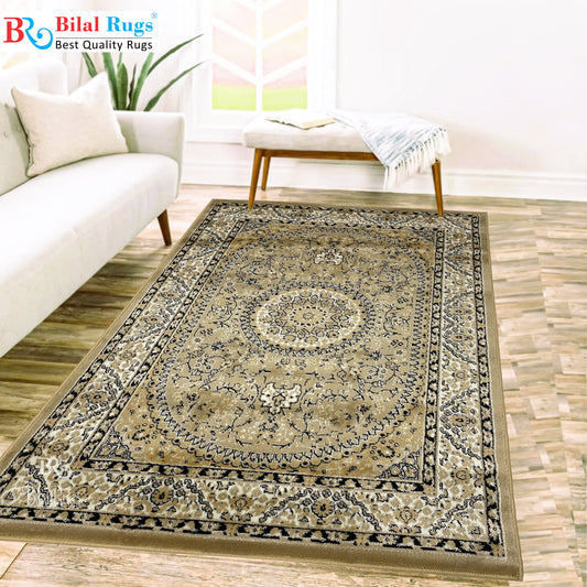 Persian polypropylene Rug,back woven
(Article-22-Beige)