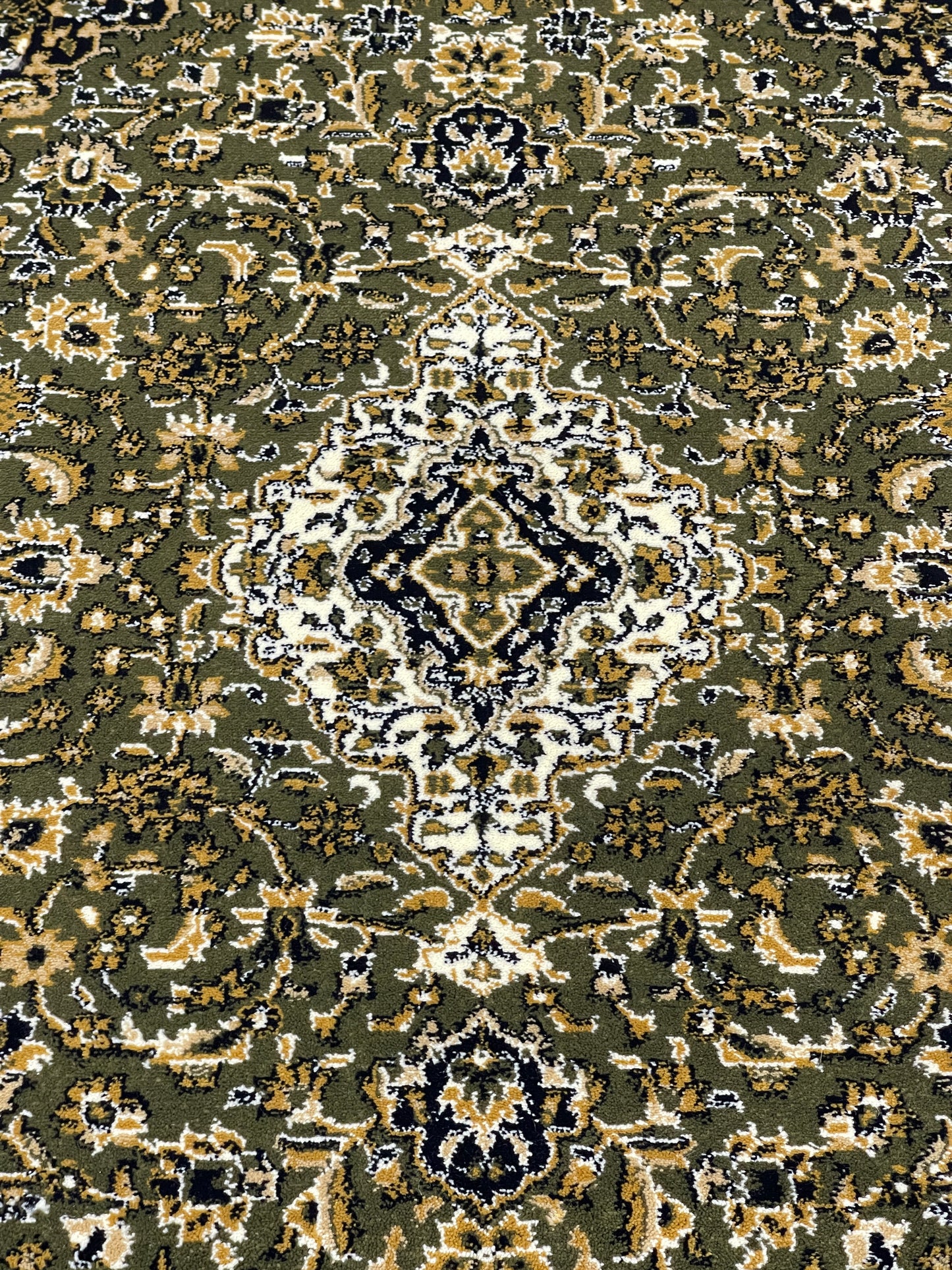 Persian polypropylene Rug,back woven(Article-01-Green)