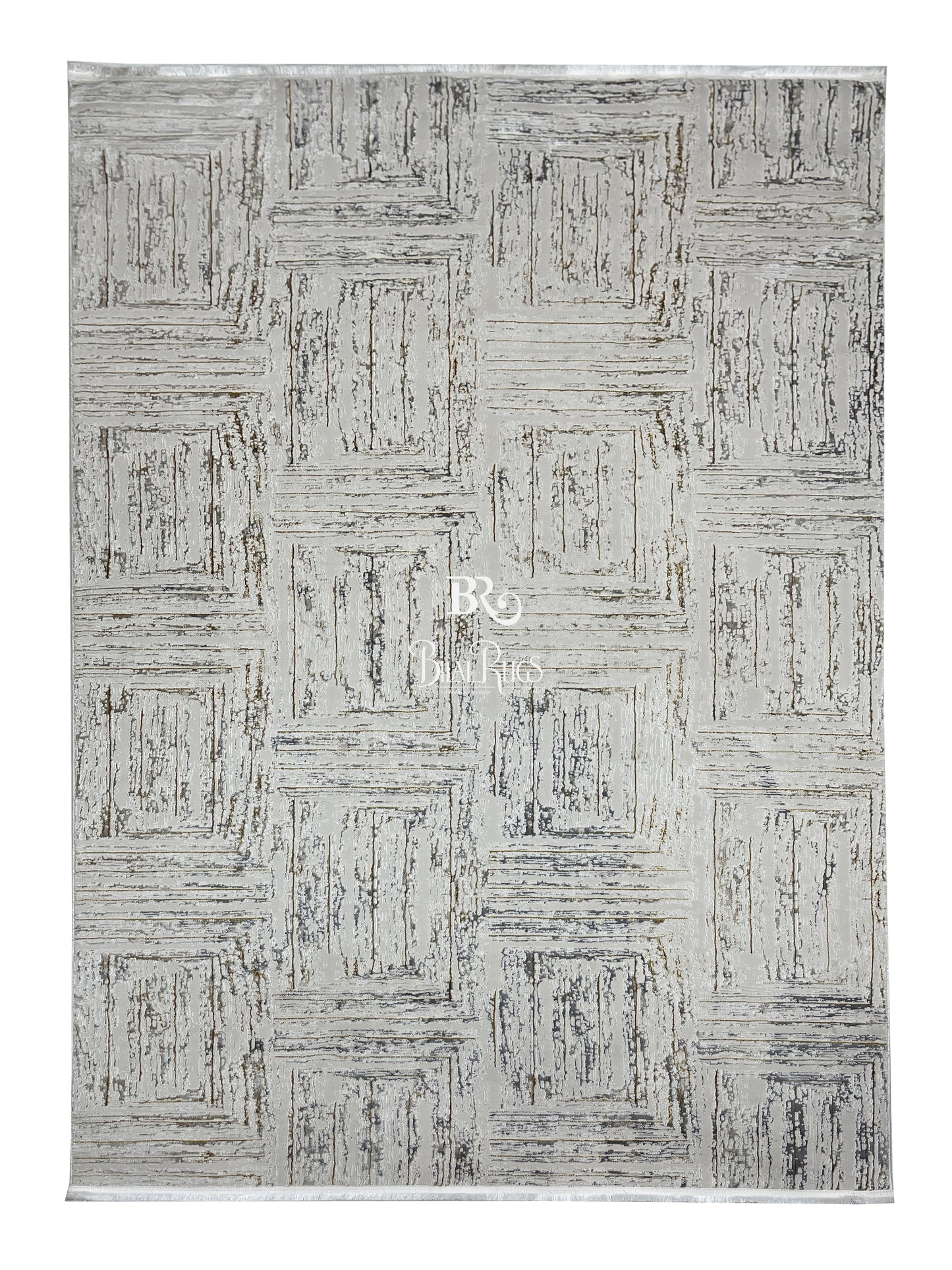 New Turkish Silk (Surya A) 
Size: 6.6 ft width x 9.6 ft length (200cm x 290cm)
Article -611- Grey