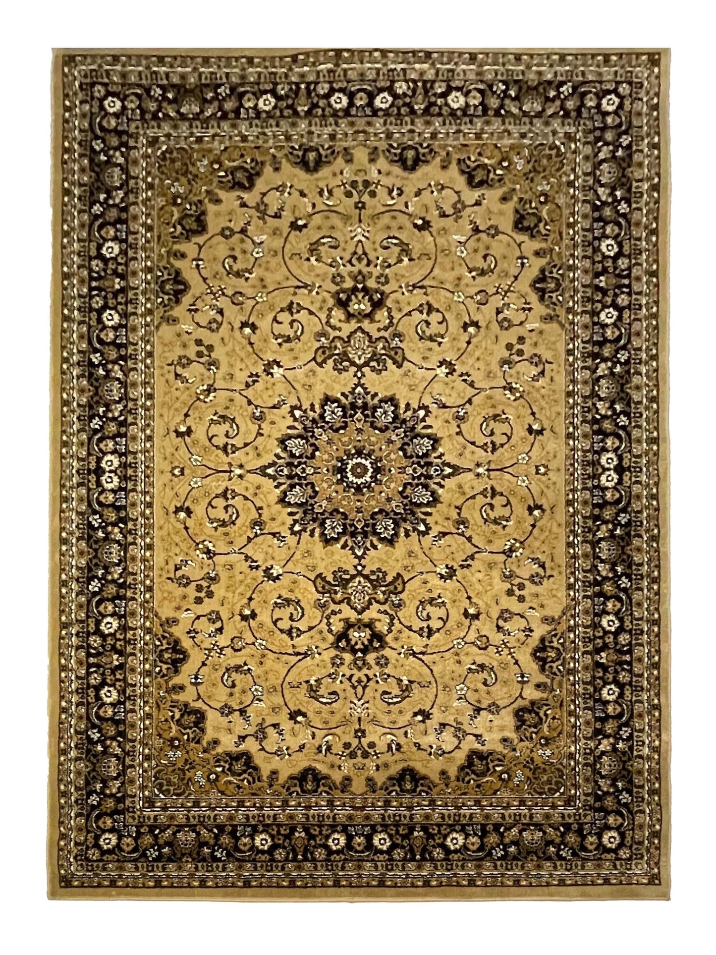 Persian polypropylene Rug,back woven(Article-19-Beige)