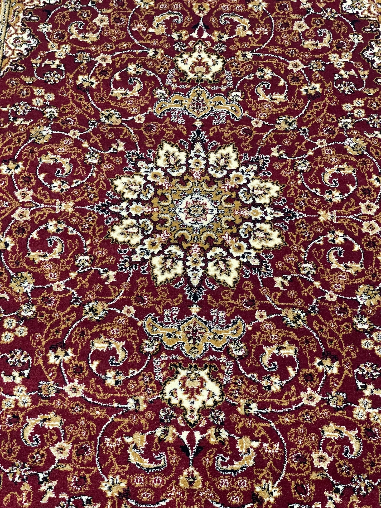 Persian Polypropylene Rug,back woven(Article-19-Red)