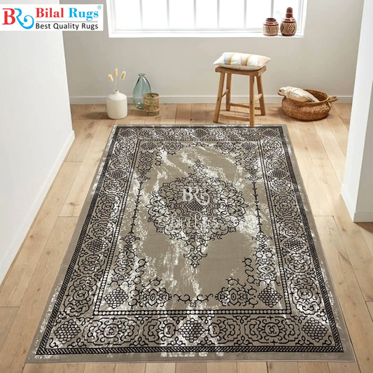 Polyester Silk.(Article-2571-beige ,Brown  )
Size : 6.6 ft width x 9.6 ft length ( 200 cm x 290 cm)