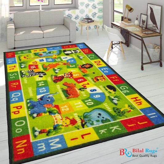 TPR Non Woven Rugs For Kids Room
Article-34-Green