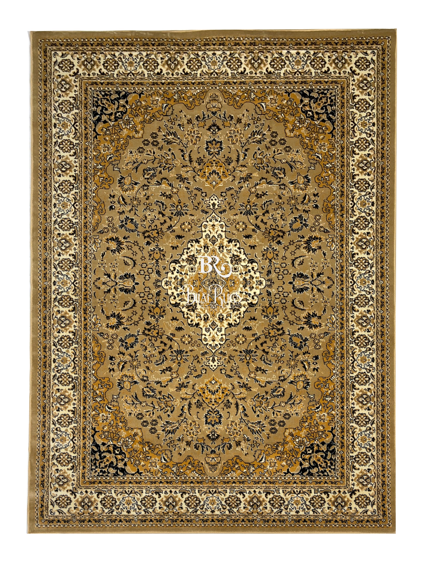 Persian polypropylene Rug,back woven(Article-01-Beige)
Size : 6.6 ft width x 9.6 ft length (200cm x 290cm)