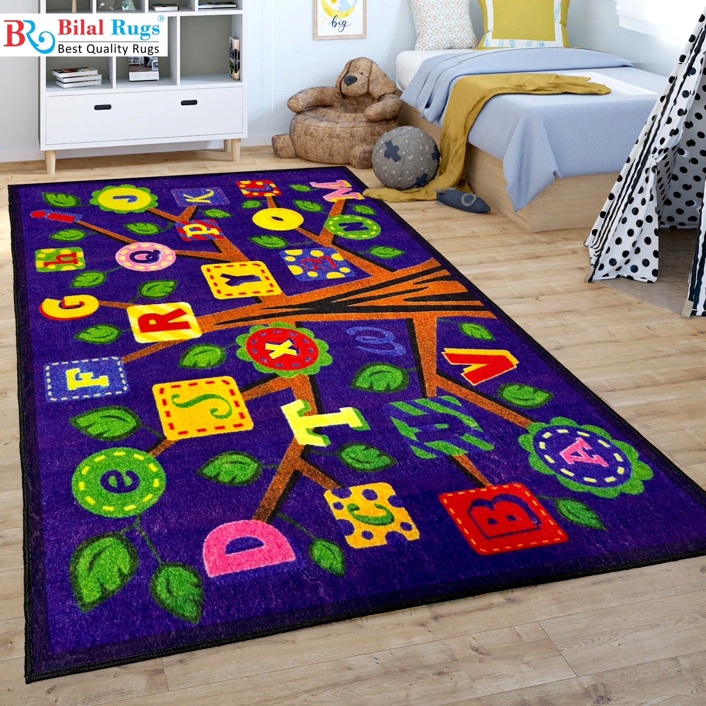 TPR Non Woven Rugs For Kids Room
Article-88-Blue
