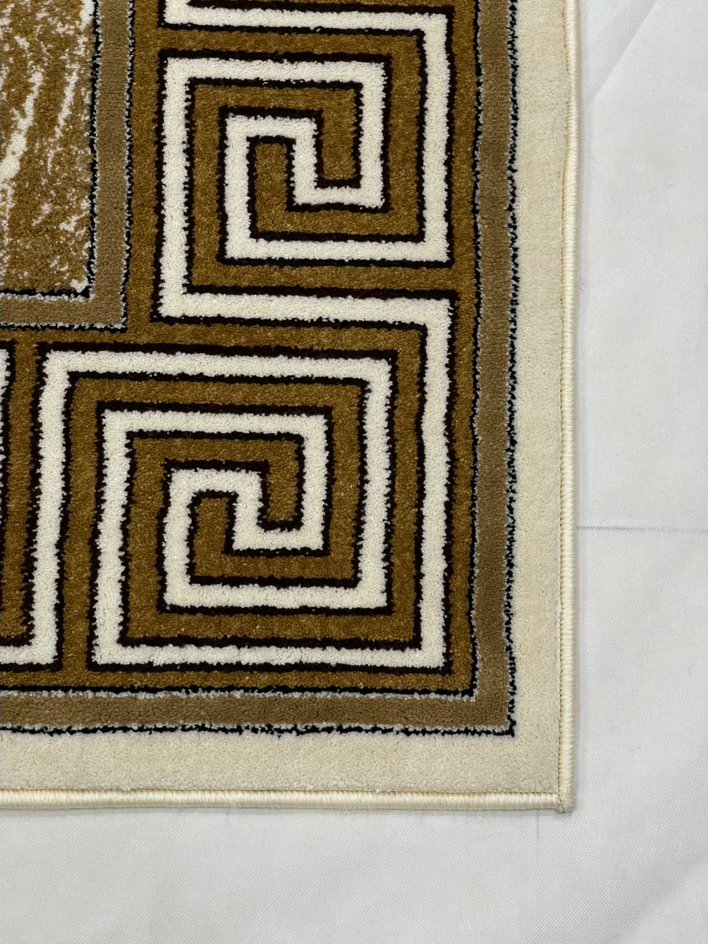 Versace polypropylene Rug,back woven(Article-77-Off white)