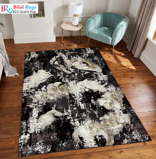 Turkish Top Quality Silk.(Article-1089-Brown) Size: 6.6 ft width x 9.6 ft length (200cm x 290cm)