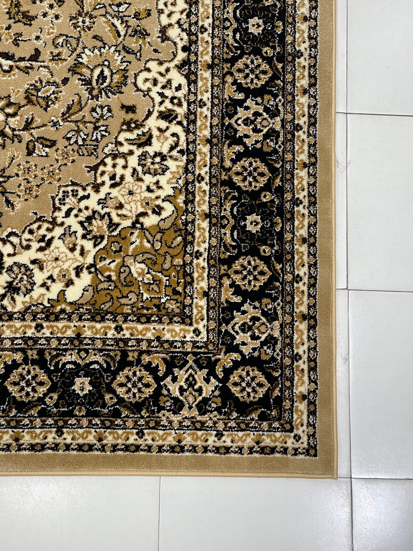 Modern polypropylene Rug,back woven(Article-01-Beige)