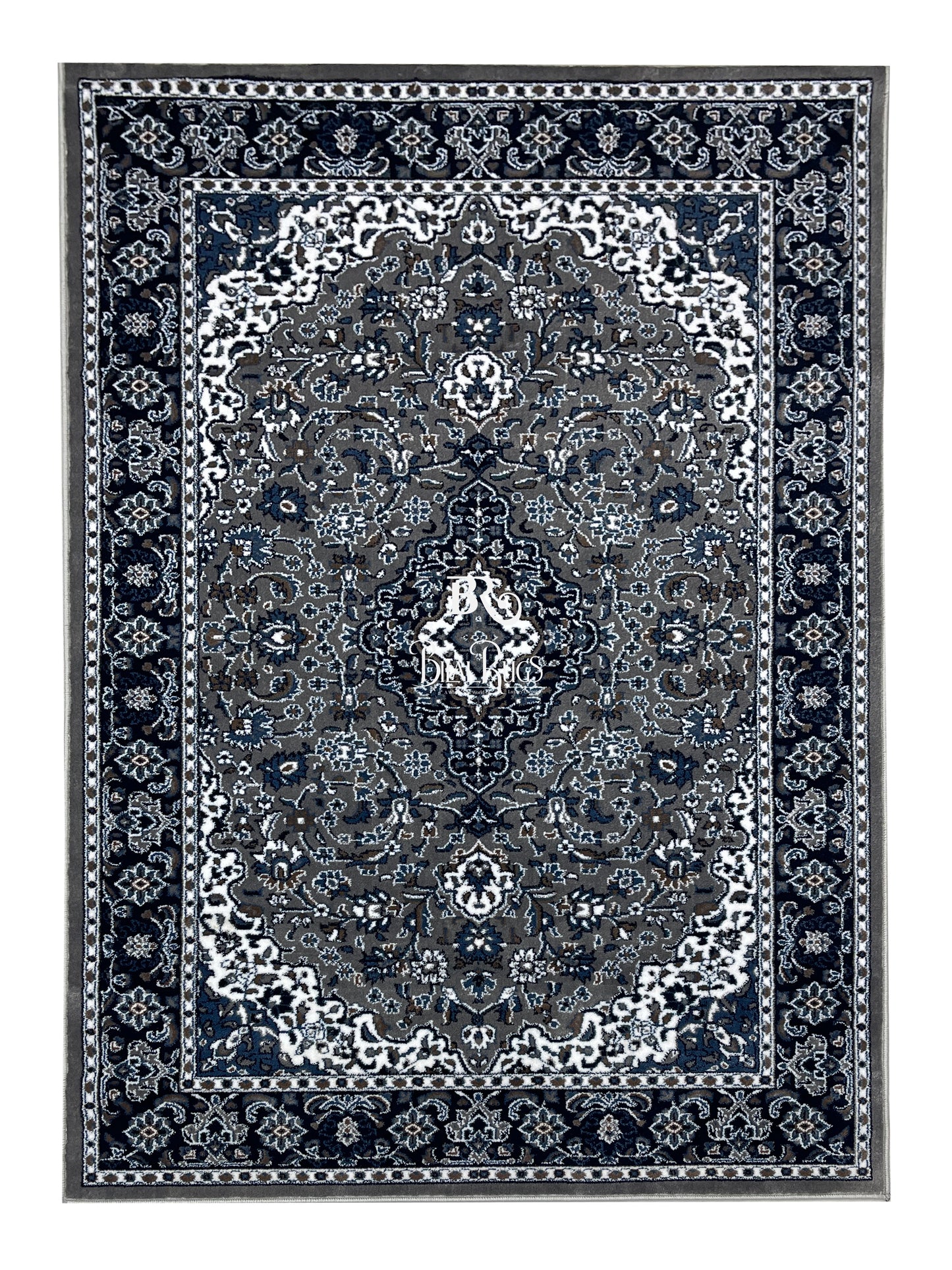 Persian Polypropylene Rug,back woven(Article-01-Grey)
Size : 5ft width  x 7.3ft length (150cm x 220cm)