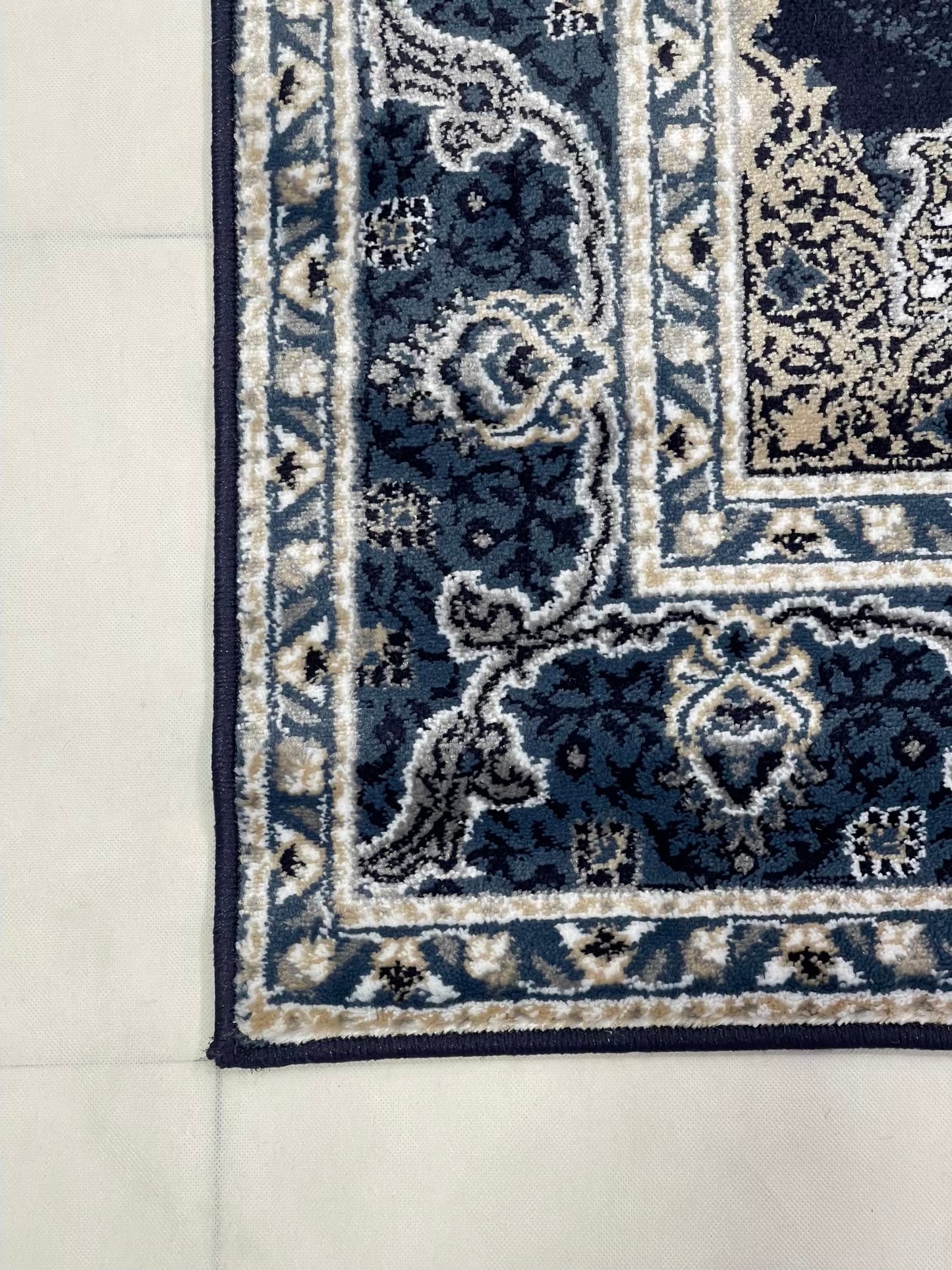 Persian Polypropylene Rug,back woven(Article-22-Blue)
