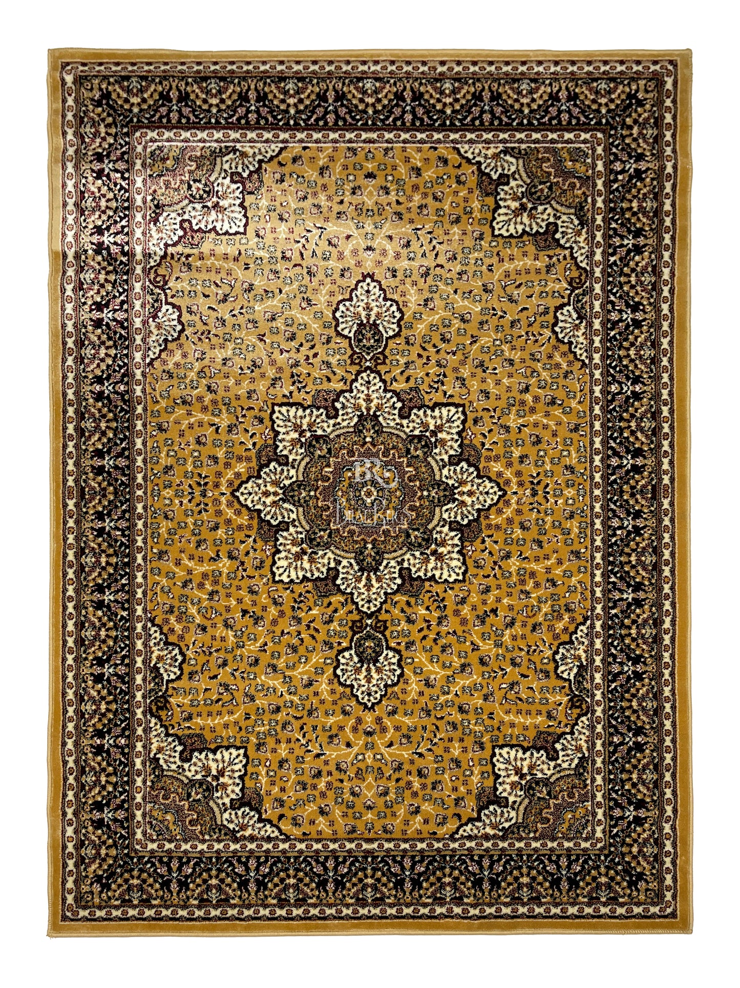 Persian polypropylene Rug,back woven(Article-04-Gold)