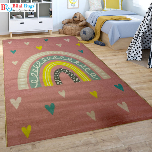 TPR Non Woven Rug.  Article-71-Pink