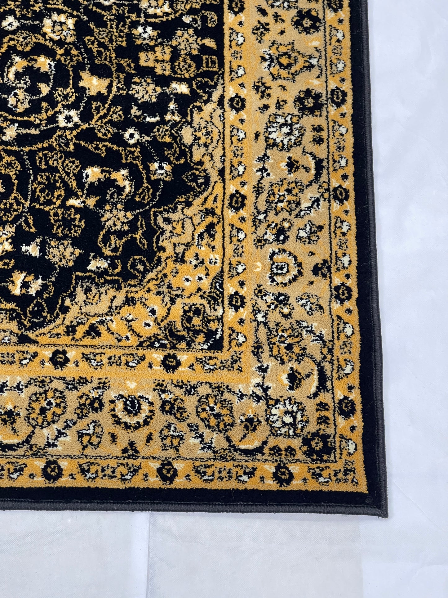 Persian polypropylene Rug,back woven
(Article-19-Black)
