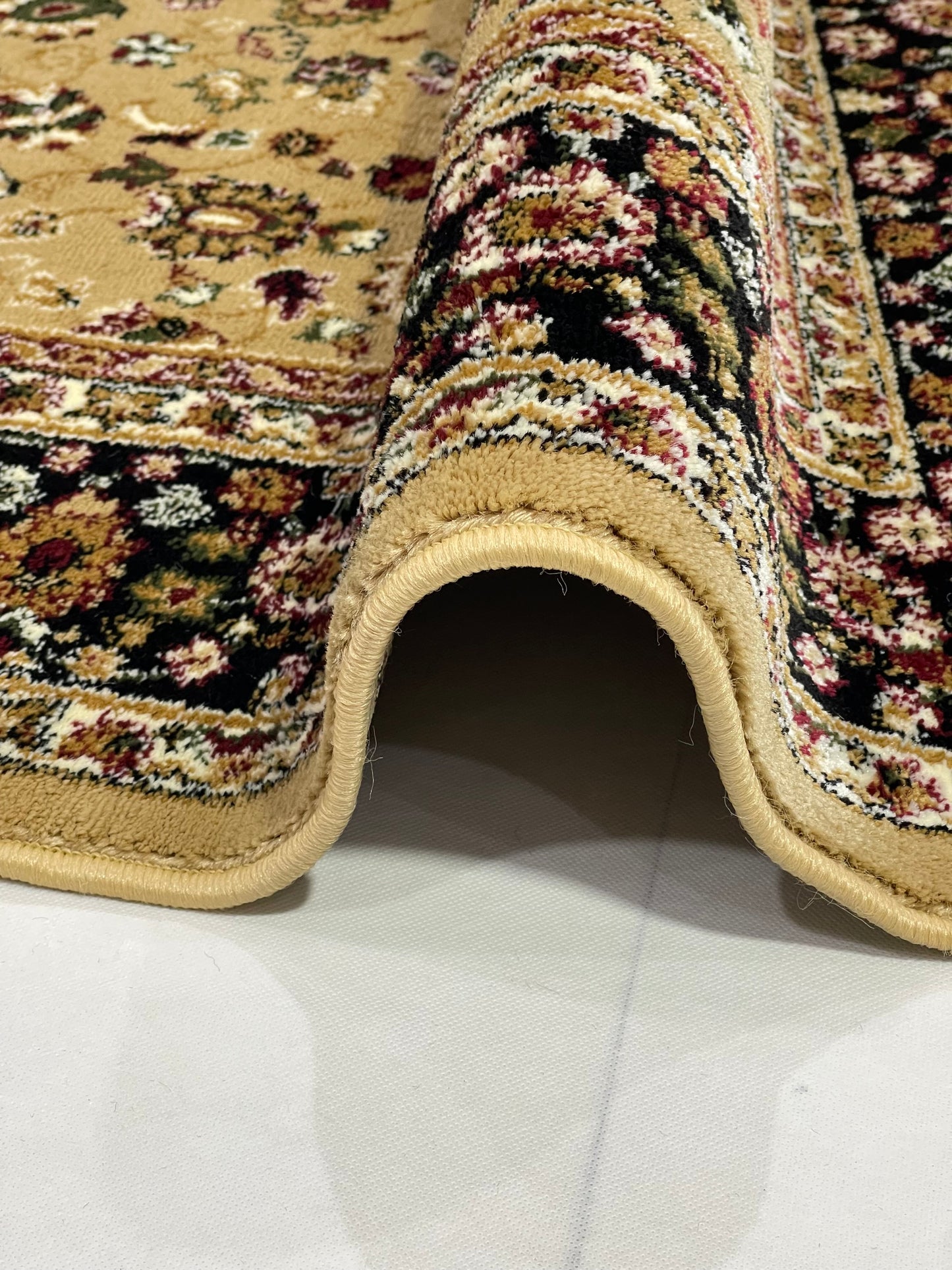 Persian polypropylene Rug,back woven(Article-140-Beige)