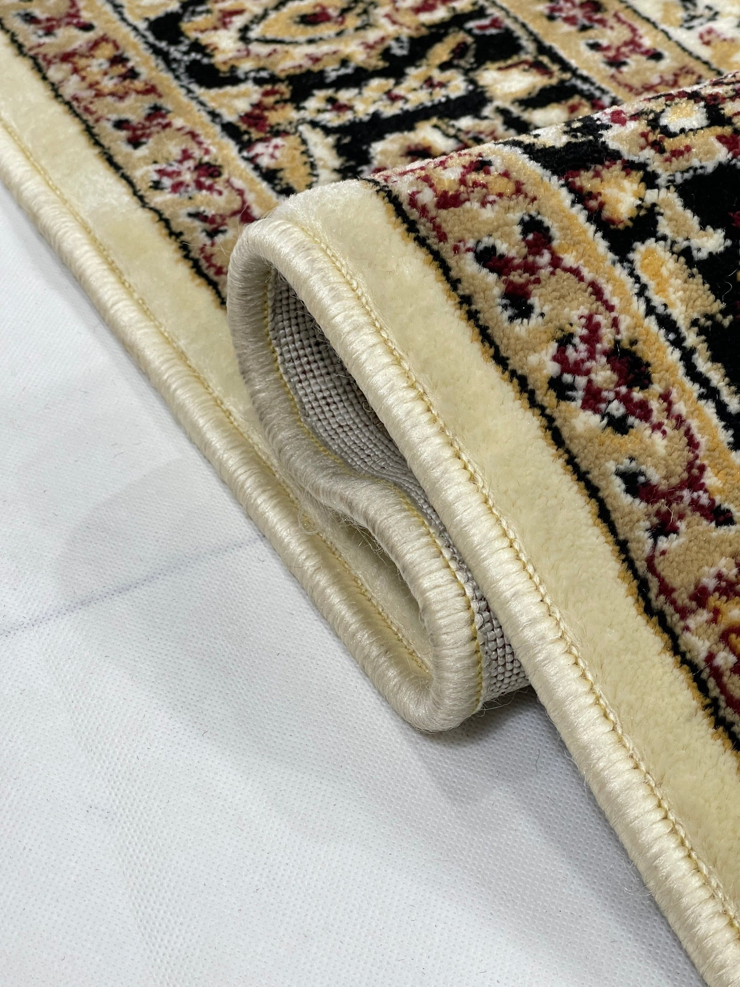 Persian polypropylene Rug,back woven(Article-20-Off White )