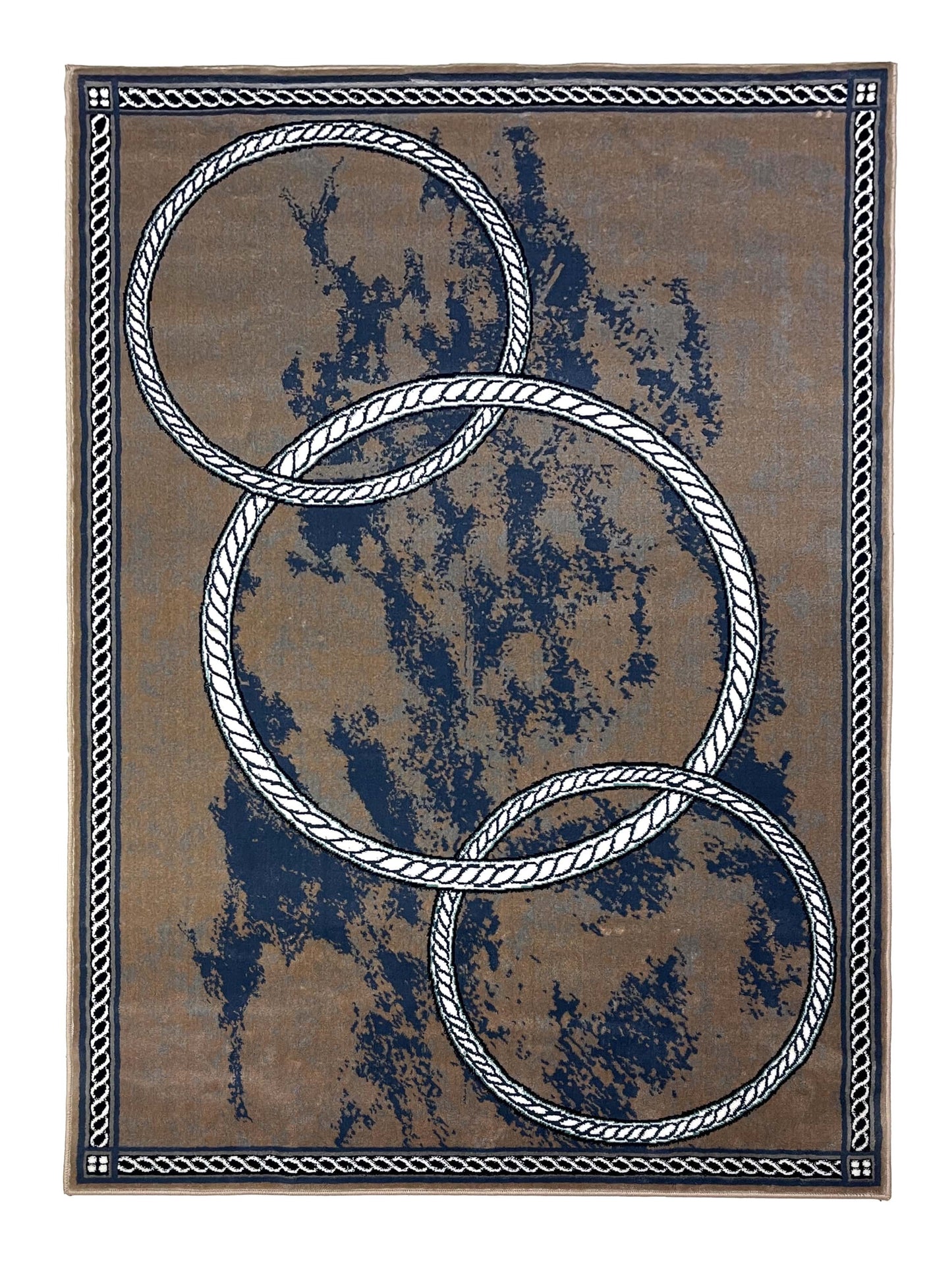 Modern polypropylene Rug,back woven(Article-766-Mink)
Size : 5ft width  x 7.3ft length (150cm x 220cm)