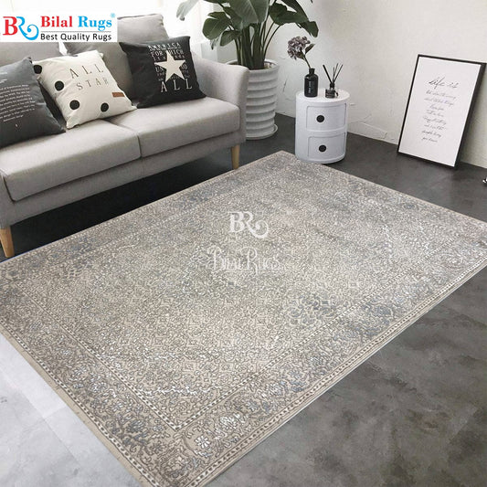 Irani Vintage Woven Rug.
 Article -2044-Off white
Size: 4 ft width x 6 ft length ( 120cm x 180 cm)