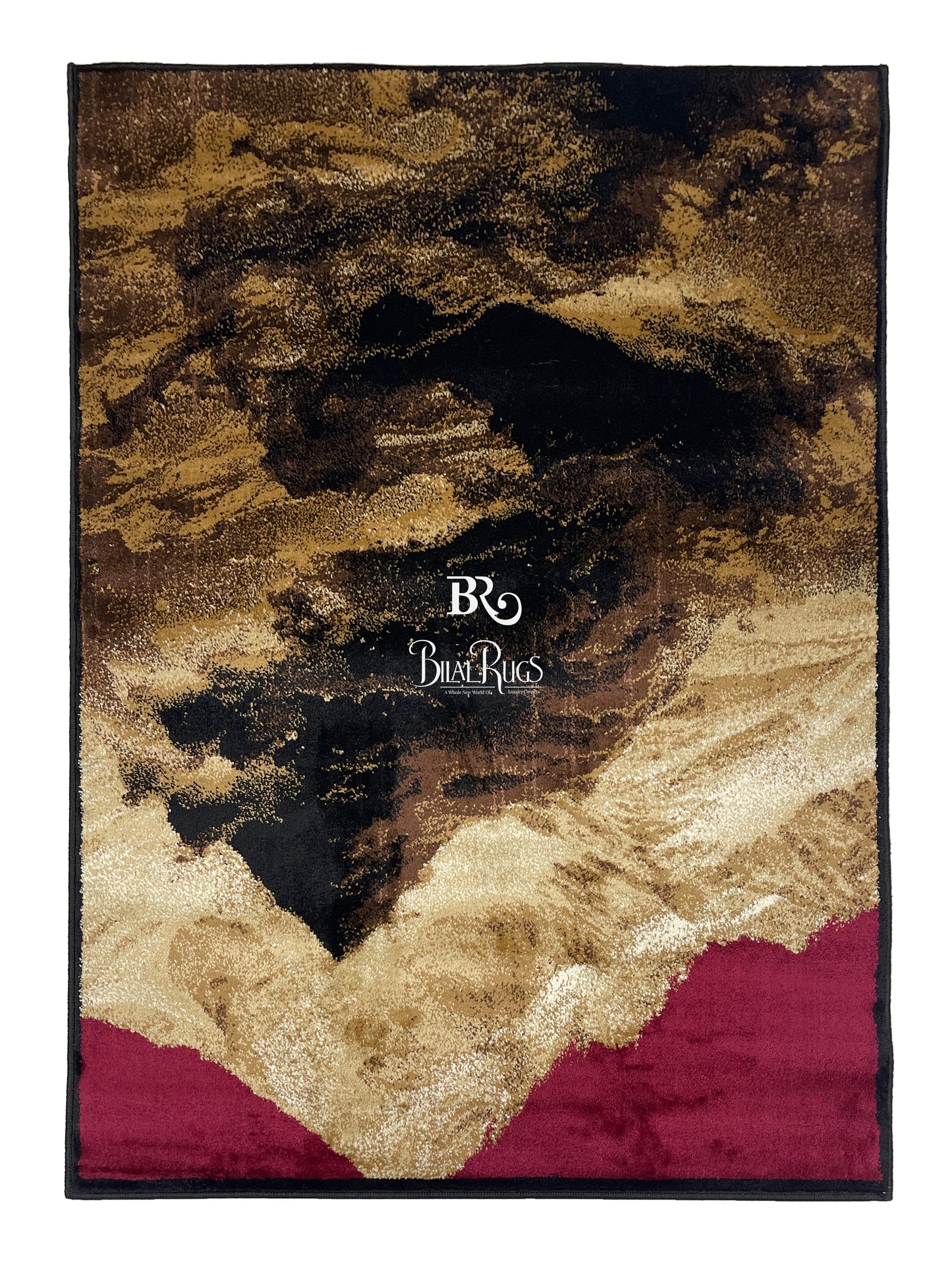 Modern polypropylene Rug,back woven
(Article-175-Black Multi)
Size : 4 ft width x 5.6 ft length (120 cm x 170 cm)