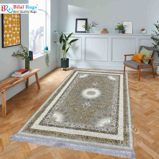 Irani Pure Acrylic 1200 Reeds
Article -201-Off white
Size : 3 ft width x 5 ft length (100cm x 150cm)