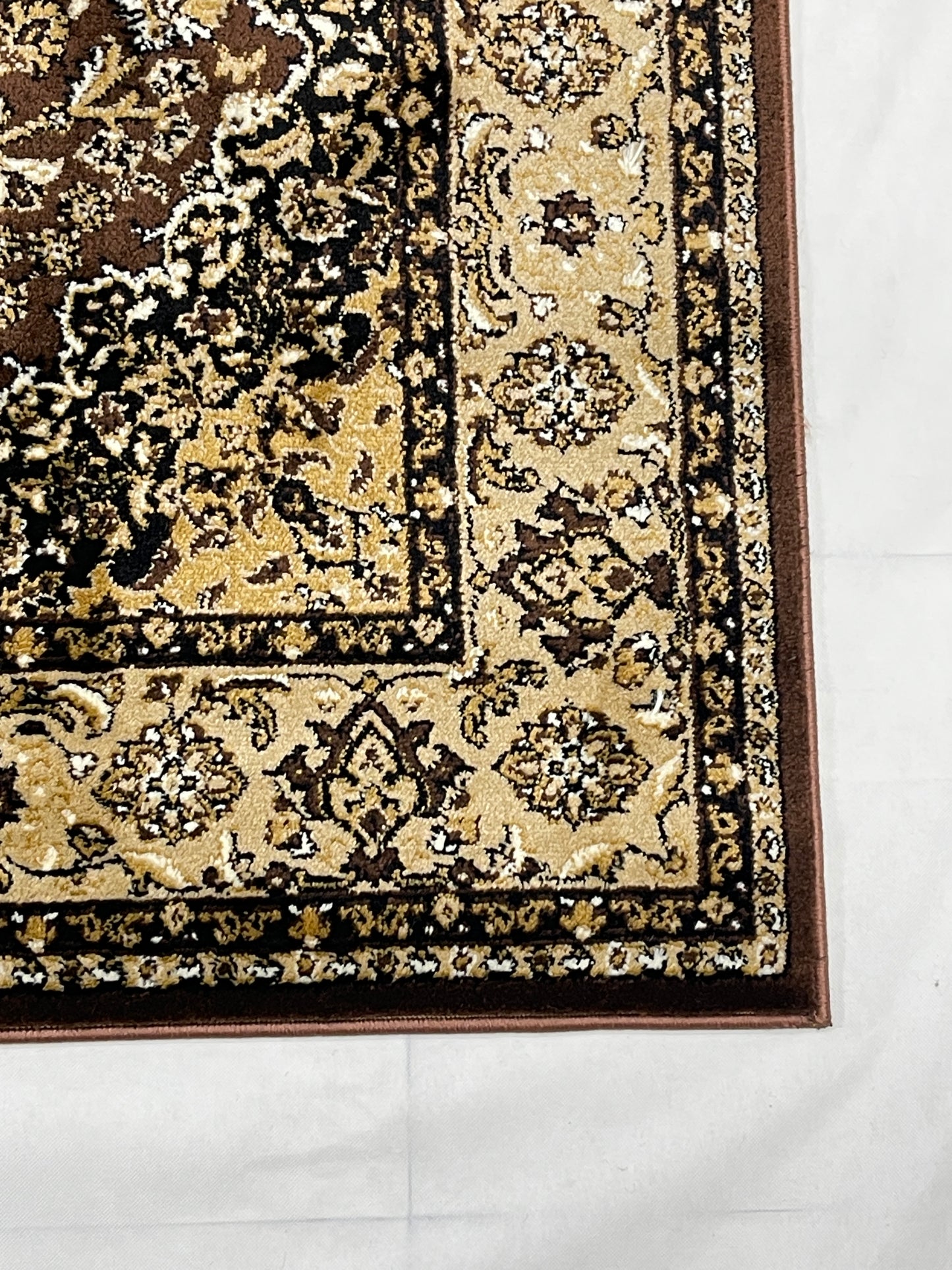 Persian polypropylene Rug,back woven(Article-01-Brown )