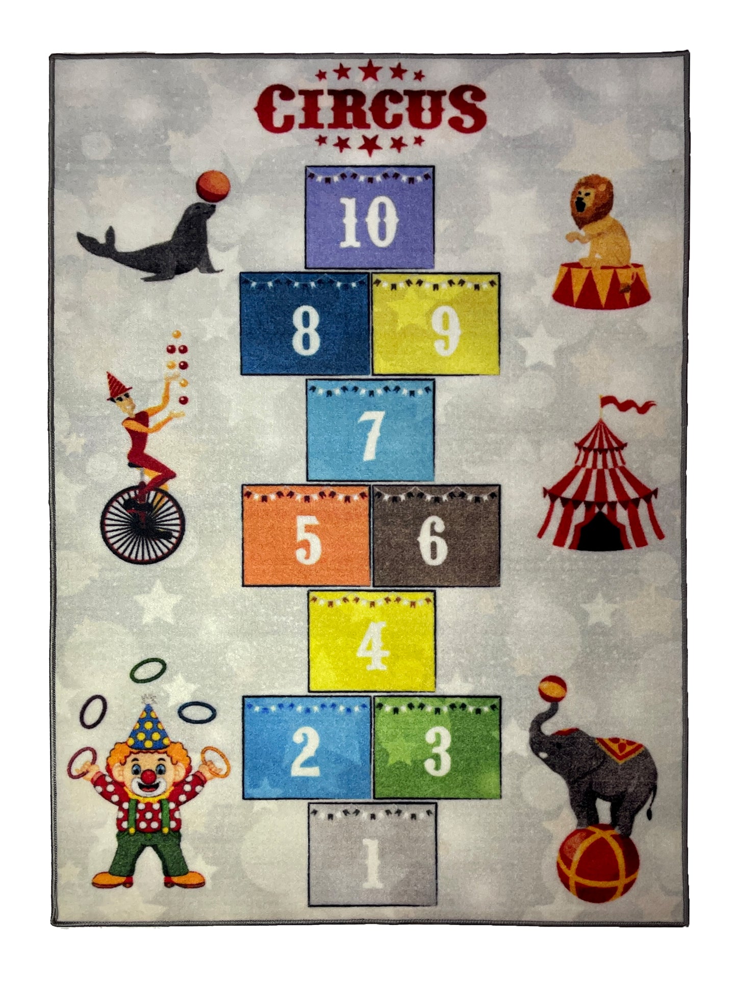 TPR Non Woven Rugs For Kids Room Article-75-Light Grey