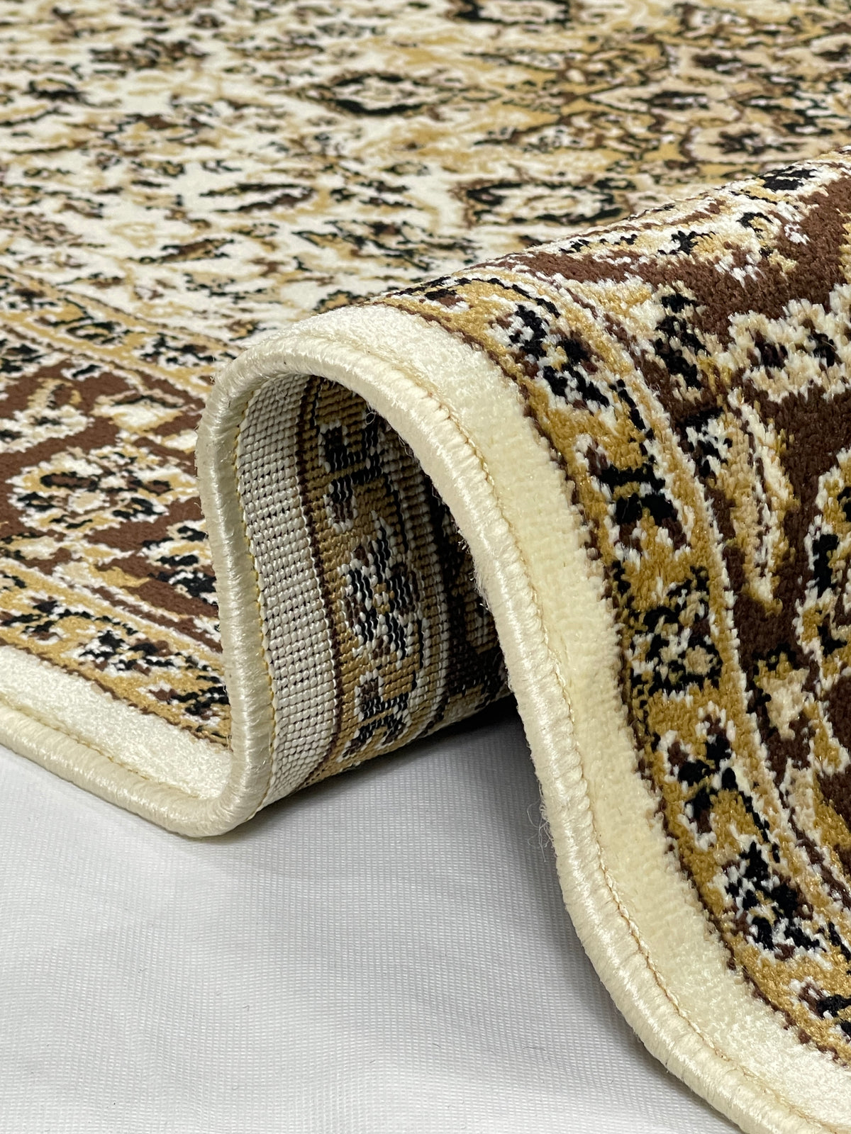 Persian polypropylene Rug,back woven(Article-20-Off White )