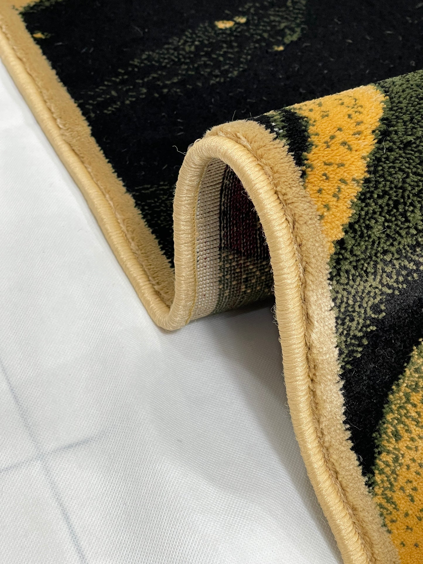 Modern polypropylene Rug,back woven(Article-1766-Beige) Size : 6.6 ft width x 9.6 ft length (200cm x 290cm)