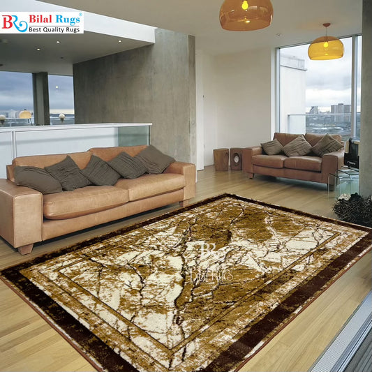 Modern polypropylene Rug,back woven
(Article-175-Brown)
Size : 4 ft width x 5.6 ft length (120 cm x 170 cm)
