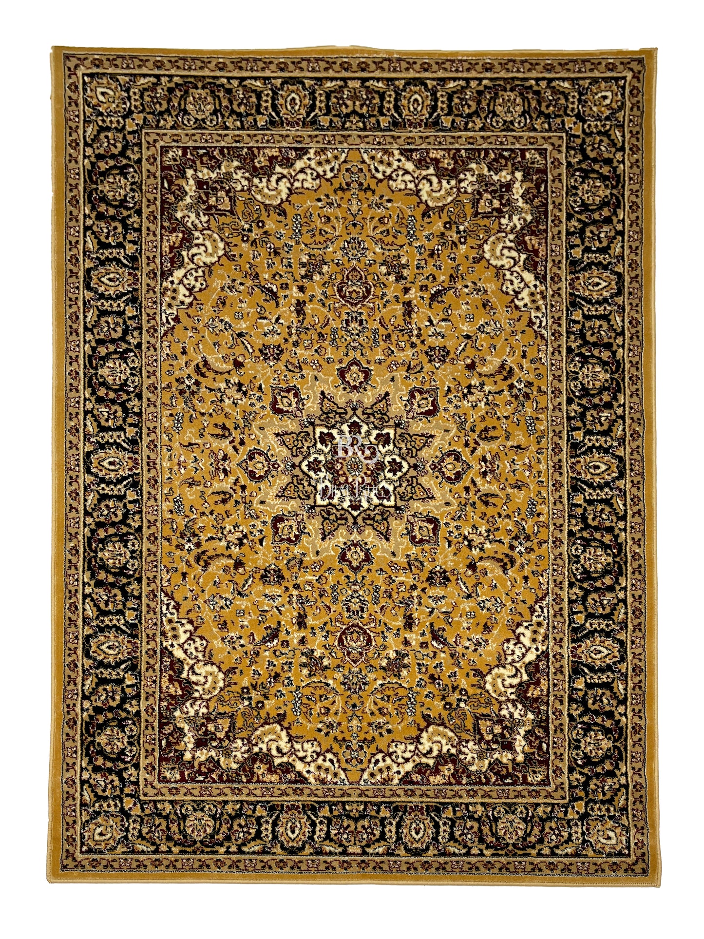 Persian polypropylene Rug,back woven(Article-04-Gold)
