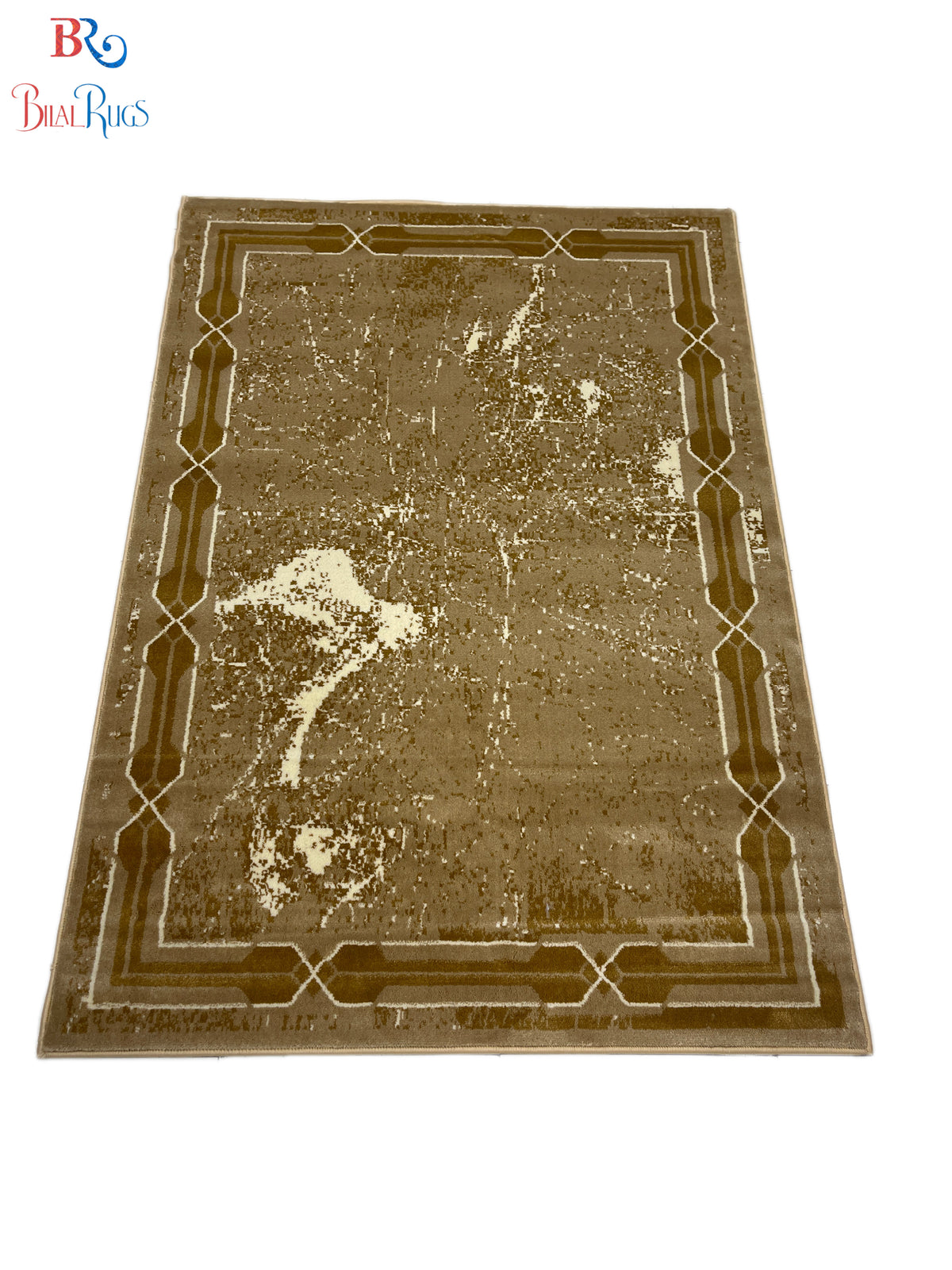 Modern polypropylene Rug,back woven(Article-422-Beige)