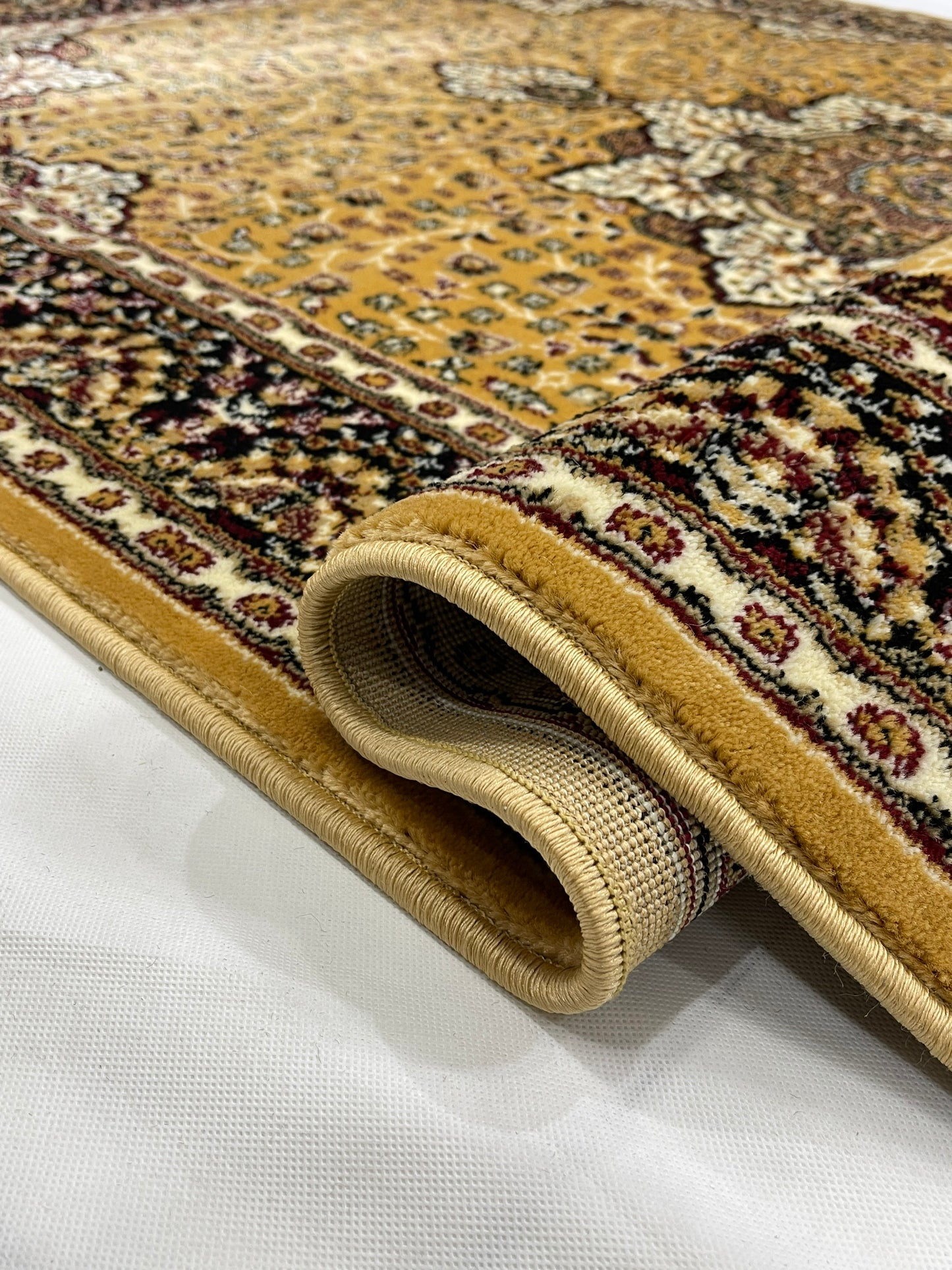 Persian polypropylene Rug,back woven(Article-04-Gold)