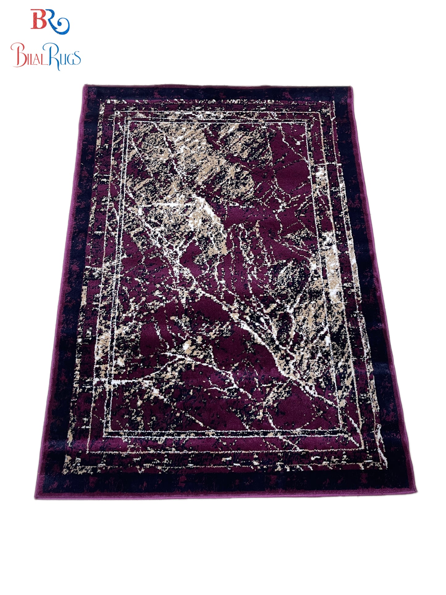 Modern polypropylene Rug,back woven
(Article-175-Purple)
Size : 4 ft width x 5.6 ft length (120 cm x 170 cm)