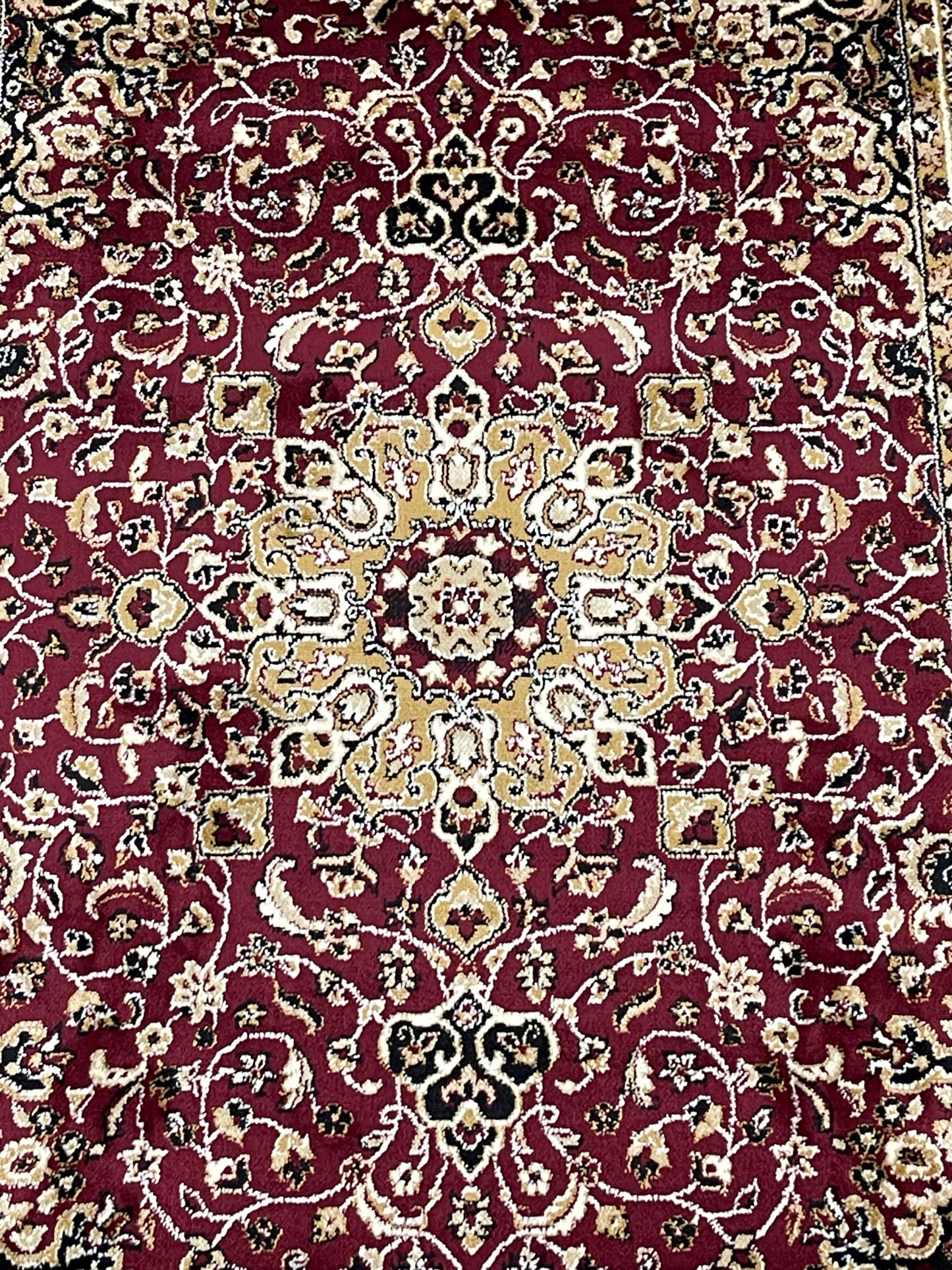 Persian polypropylene Rug,back woven(Article-21-Red )