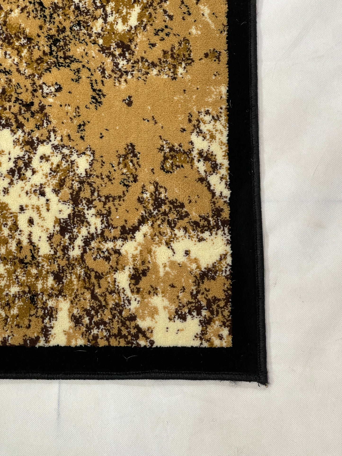 Modern polypropylene Rug,back woven(Article-663-Black)