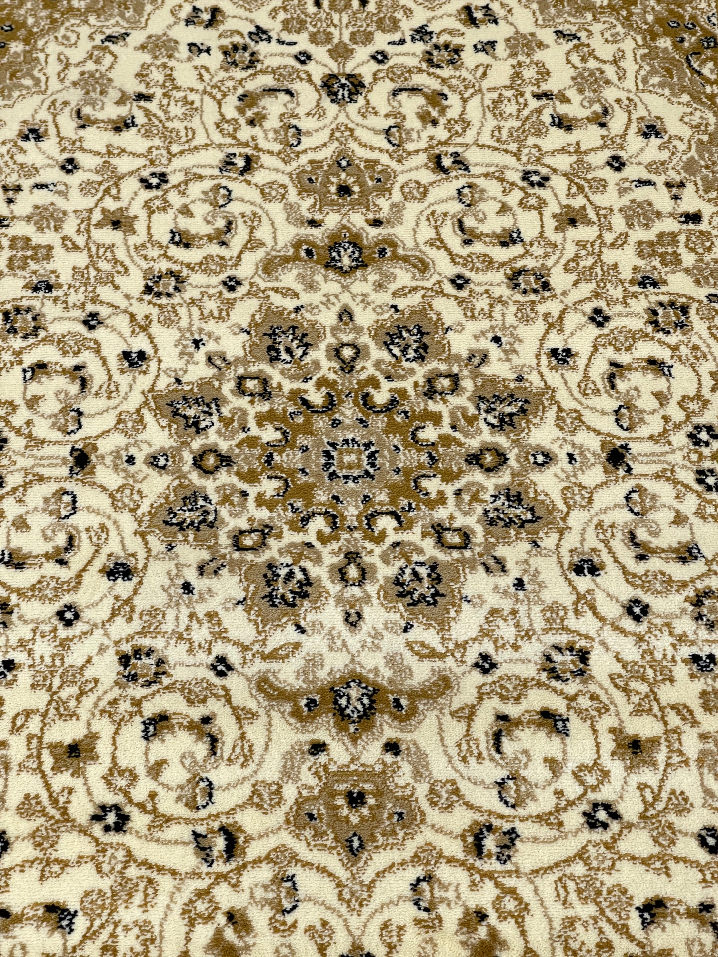 Persian polypropylene Rug,back woven(Article-19-Off white)