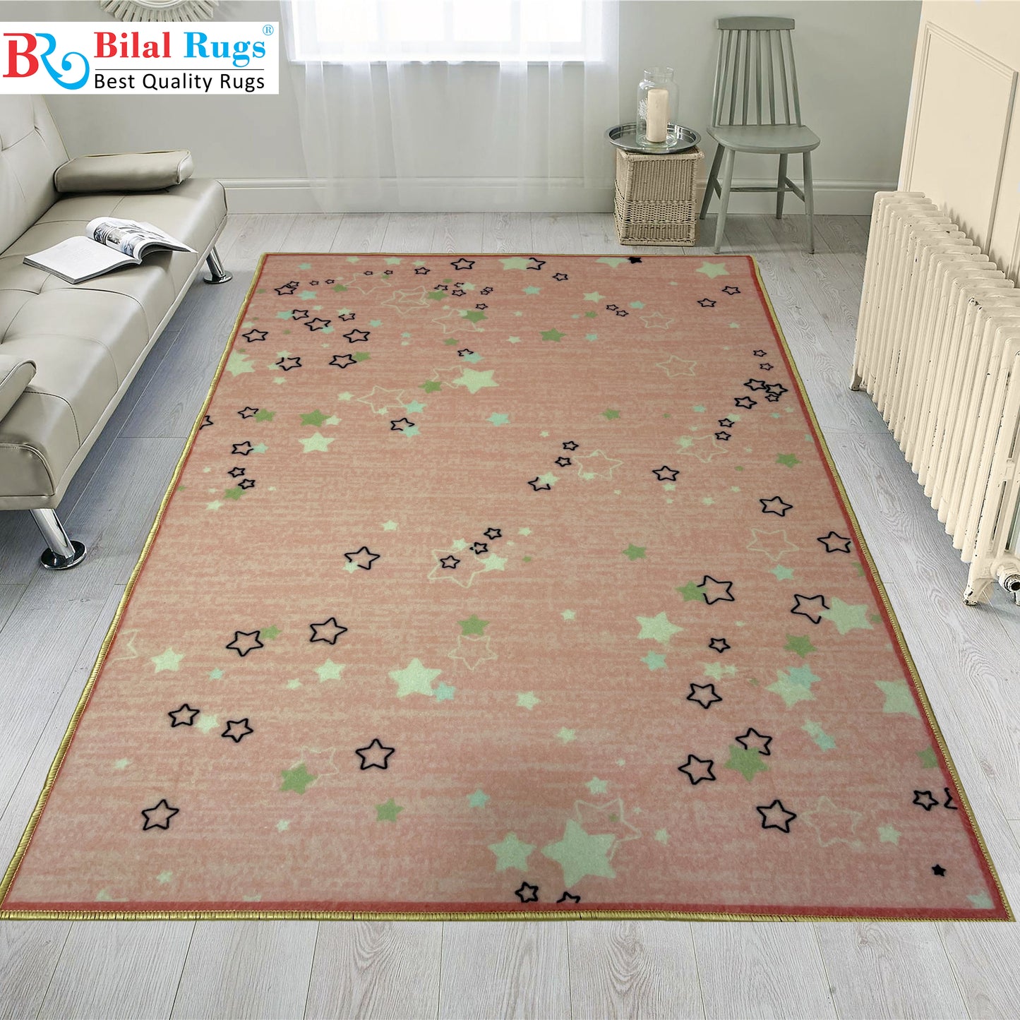 TPR Non Woven Rugs  Article-91-Pink