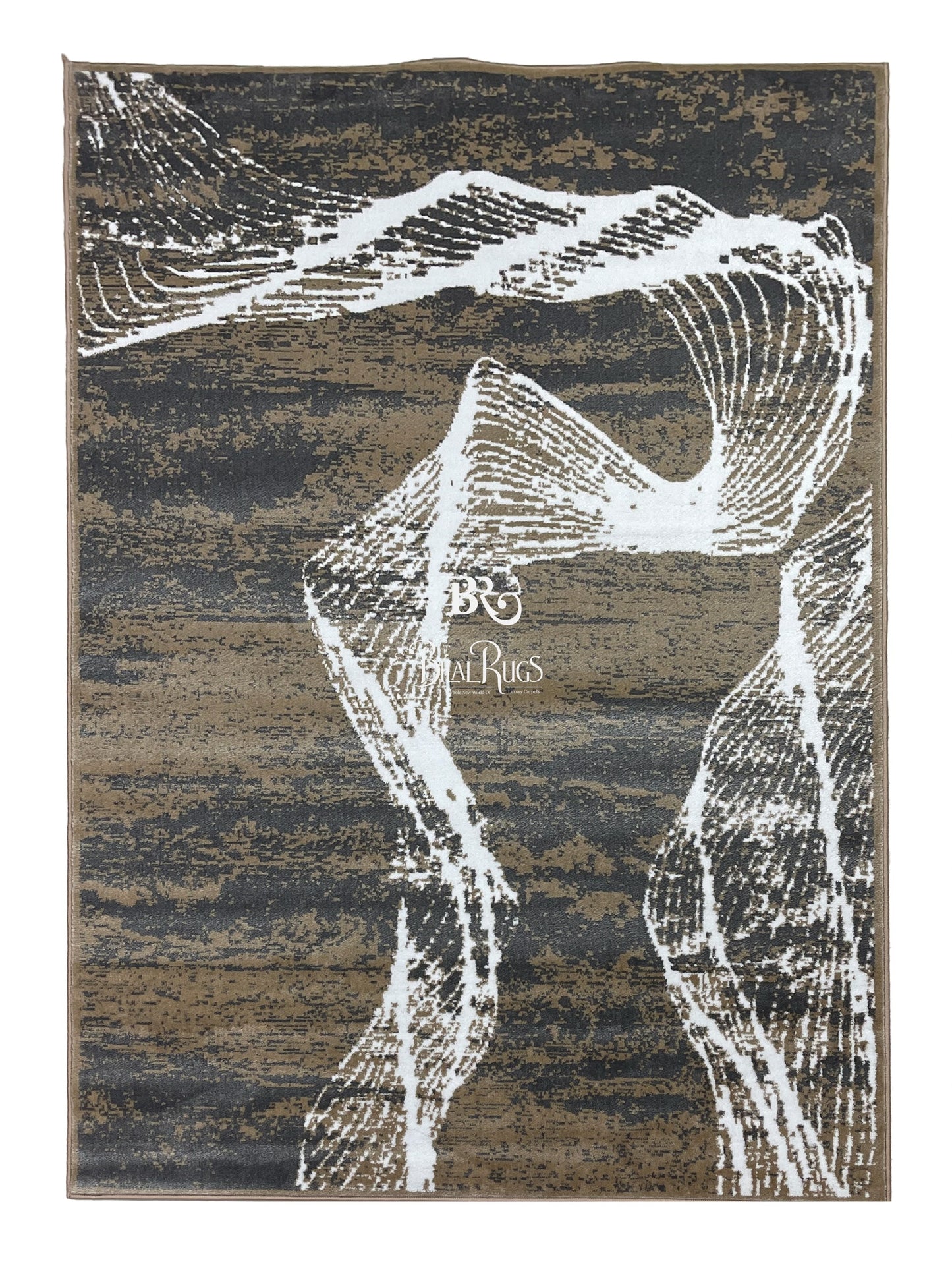 Modern polypropylene Rug,back woven(Article-1999-Mink)
Size : 5ft width  x 7.3ft length (150cm x 220cm)