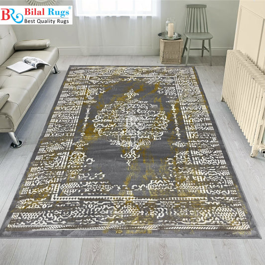 Polyester Silk.(Article-2575-Cream , white  ) Size : 6.6 ft width x 9.6 ft length ( 200 cm x 290 cm)