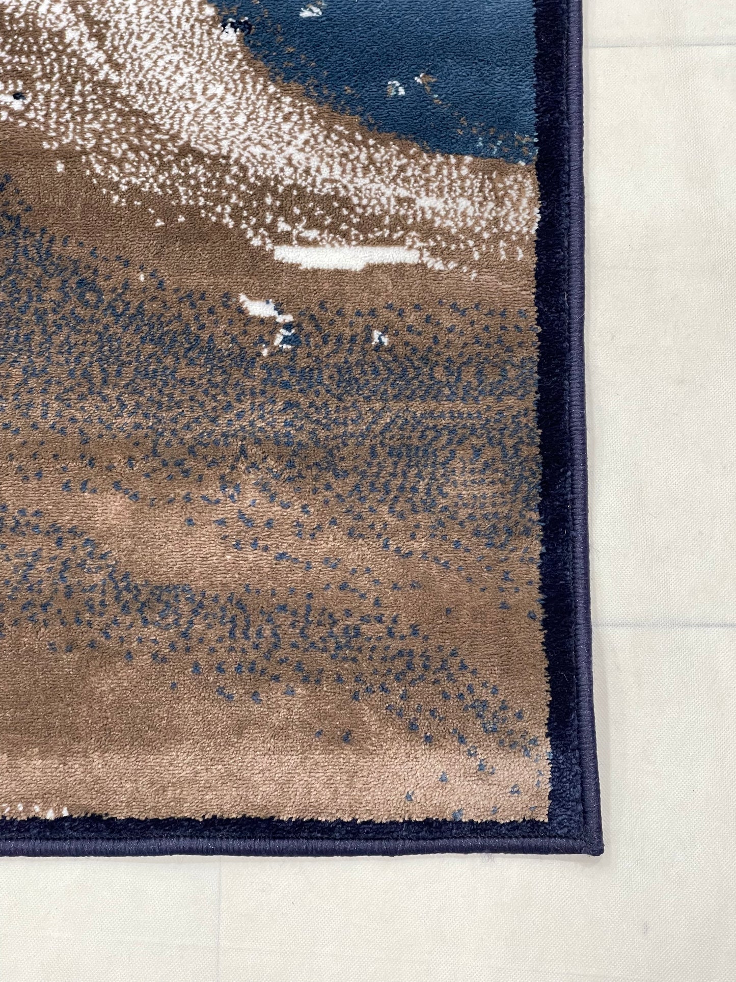 Modern polypropylene Rug,back woven(Article-160- Blue)
Size : 6.6 ft width x 9.6 ft length (200cm x 290cm)