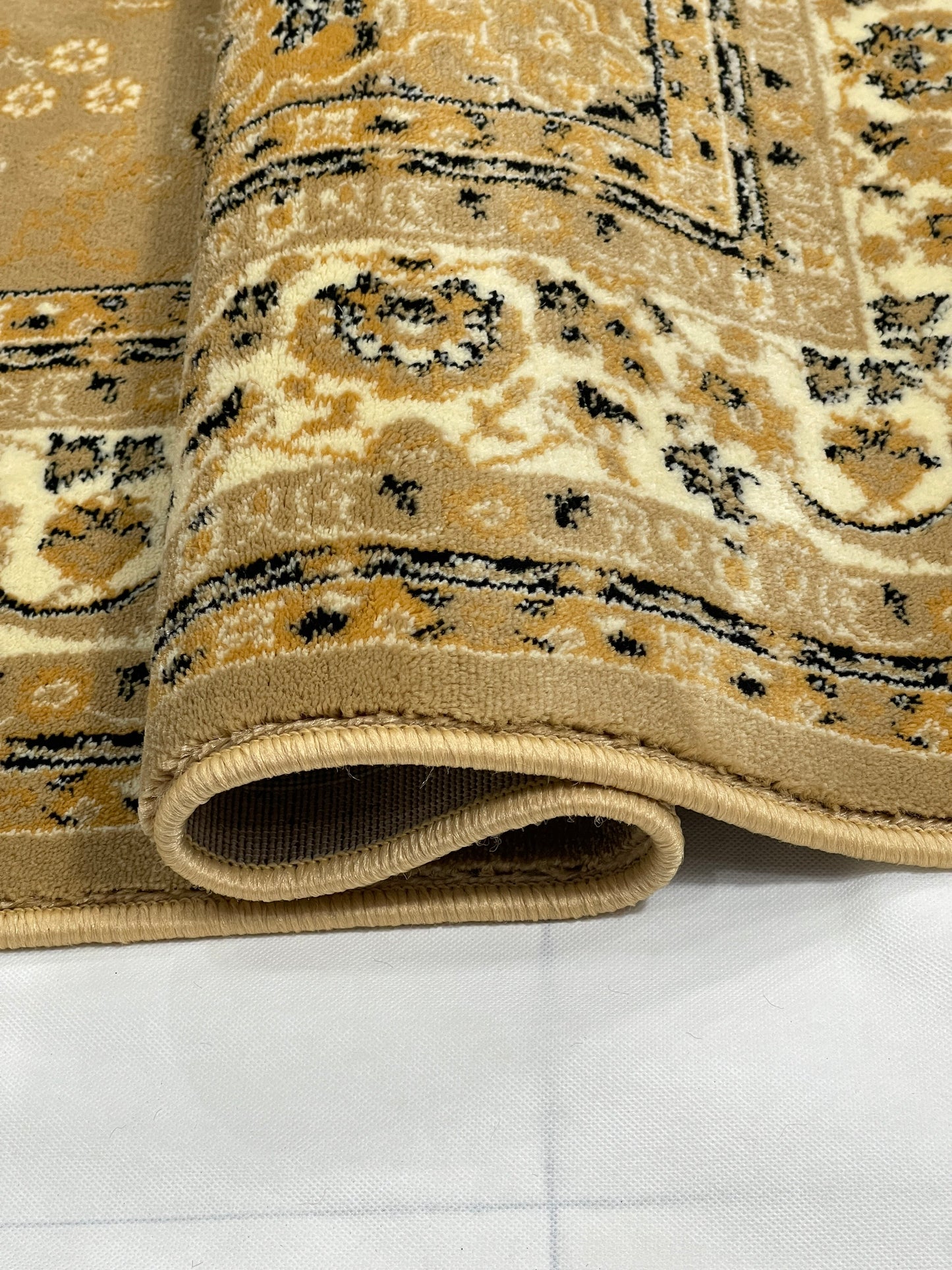 Persian polypropylene Rug,back woven(Article-20-Beige)