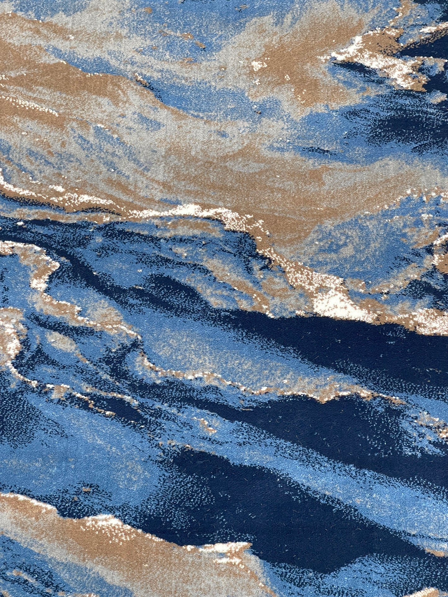 Modern polypropylene Rug,back woven(Article-1777-Blue)
Size : 5 ft width x 7.3 ft length ( 150 cm x 220 cm)