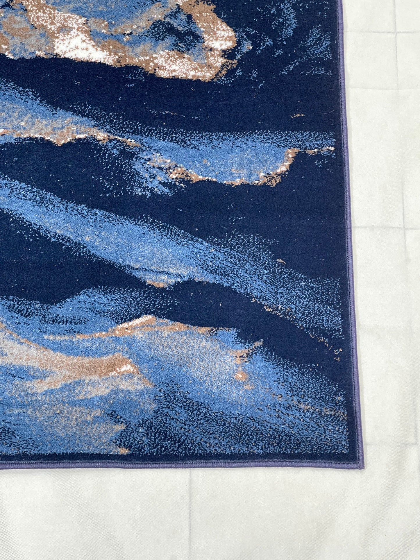 Modern polypropylene Rug,back woven(Article-1777-Blue)
Size : 5 ft width x 7.3 ft length ( 150 cm x 220 cm)