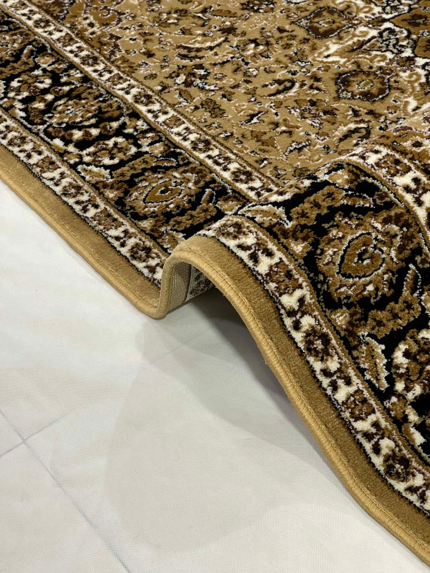 Persian polypropylene Rug,back woven(Article-24-Beige)
Size : 5ft width  x 7.3ft length (150cm x 220cm)