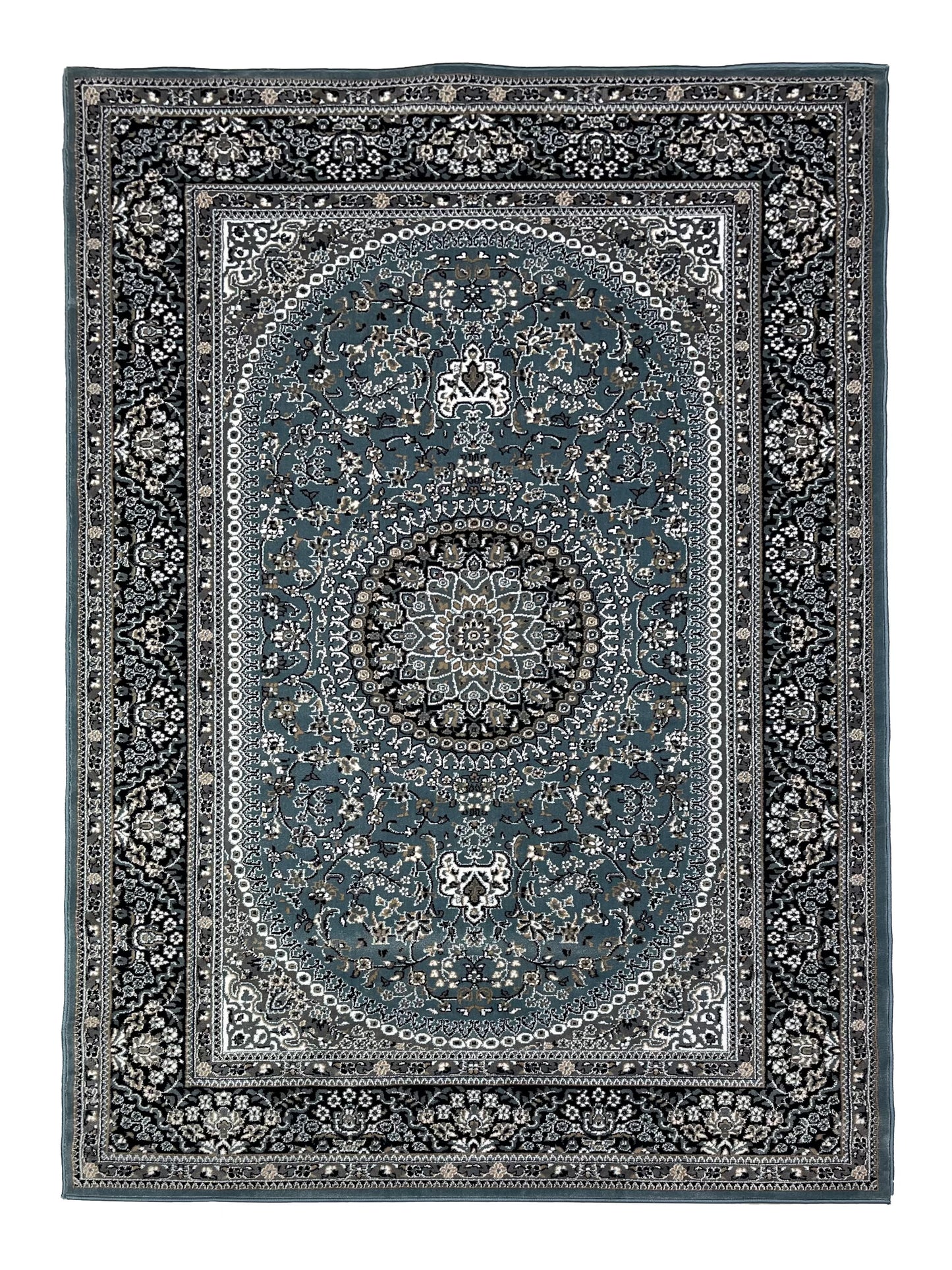 Persian  Polypropylene Rug,back woven(Article-22-Blue )